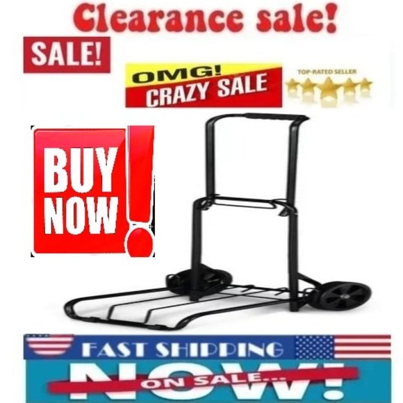 ✅🗣🚨🔴SALE❗️🔴📢 TRAVEL CADDY Folding LUGGAGE CART Travel CART🟢💸BUY NOW❗️💸🟢 - Picture 3 of 16
